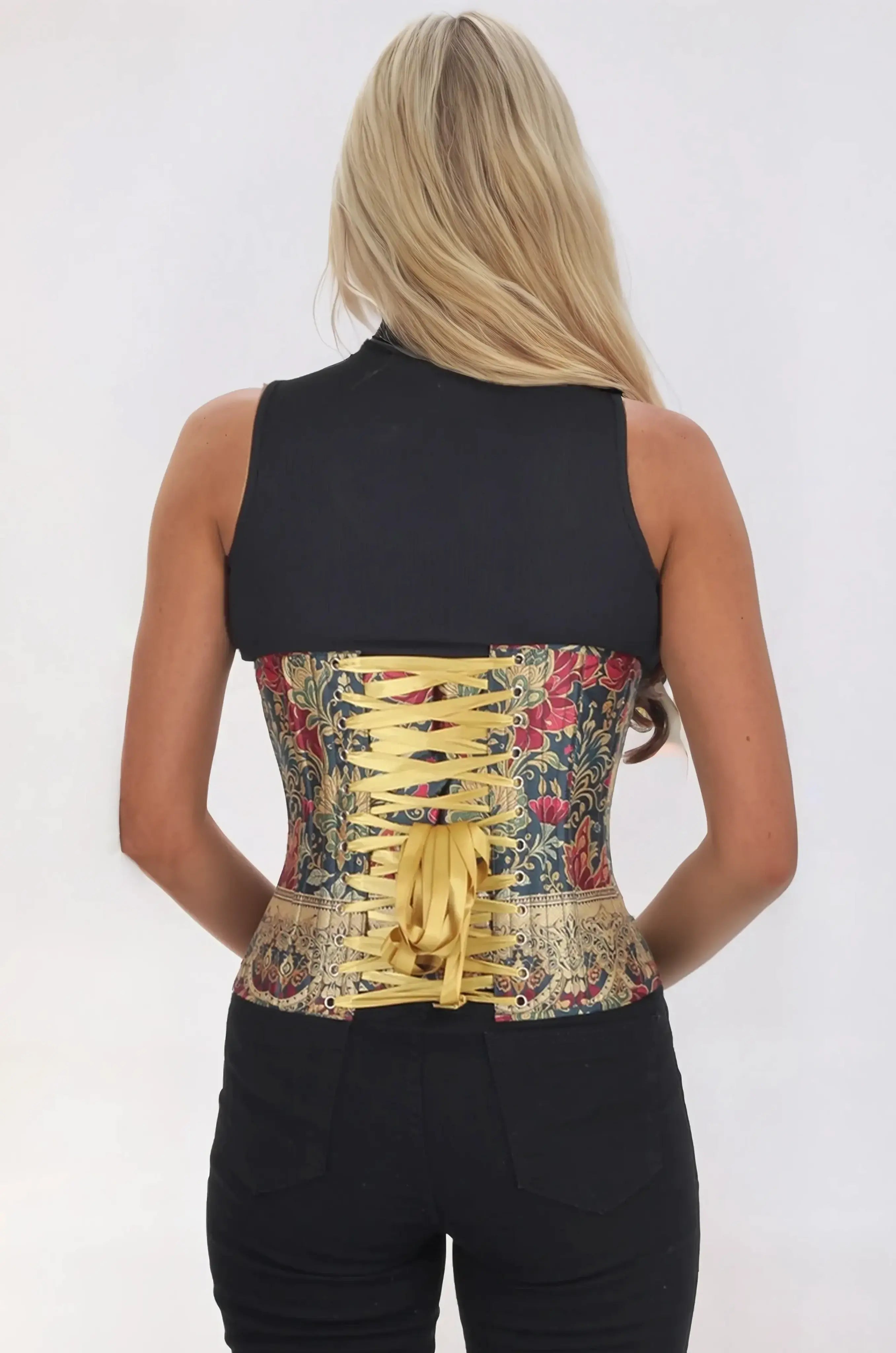 Sydni Ornate Print Underbust Corset