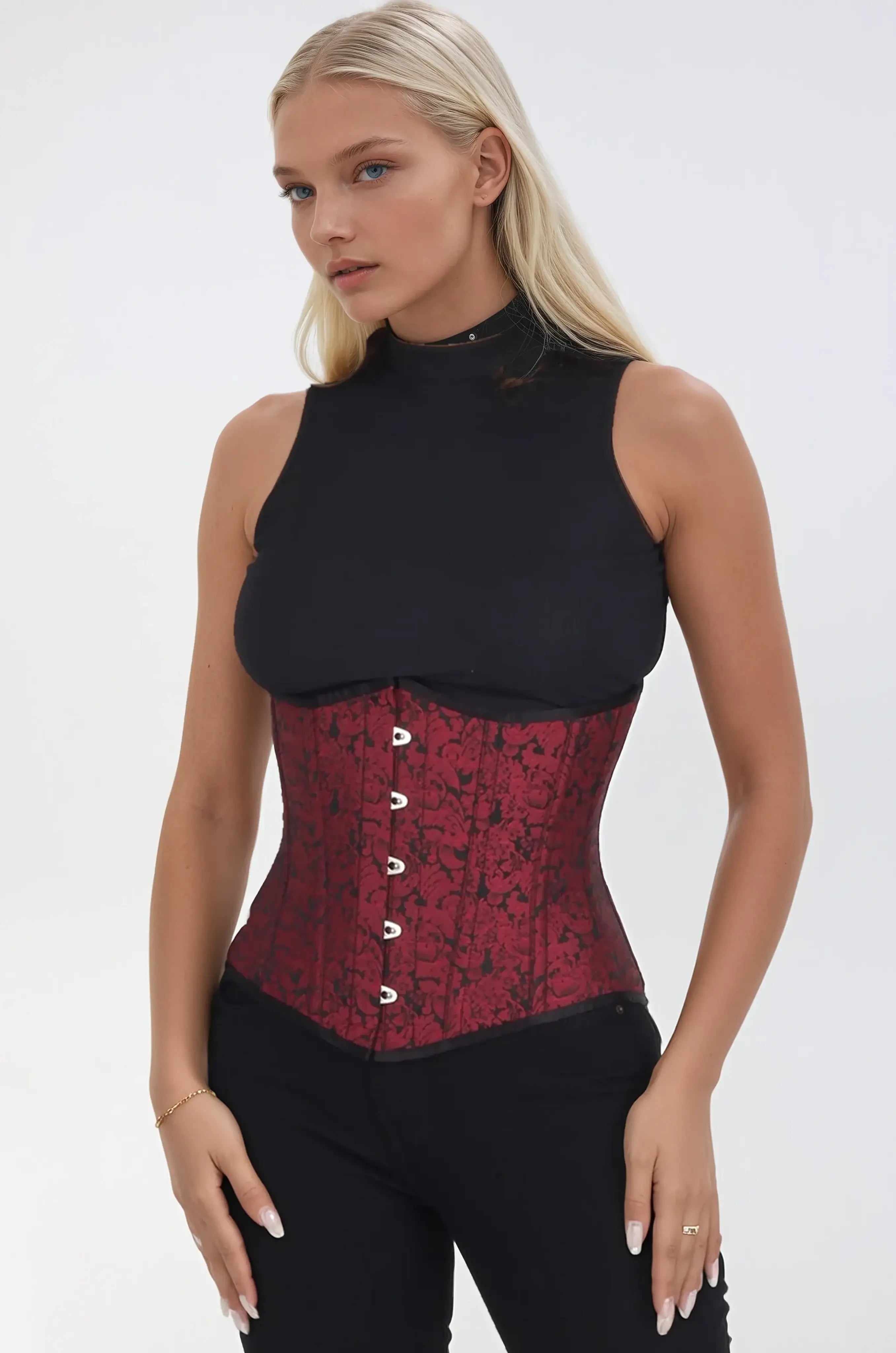 Kindall Brocade Underbust Corset
