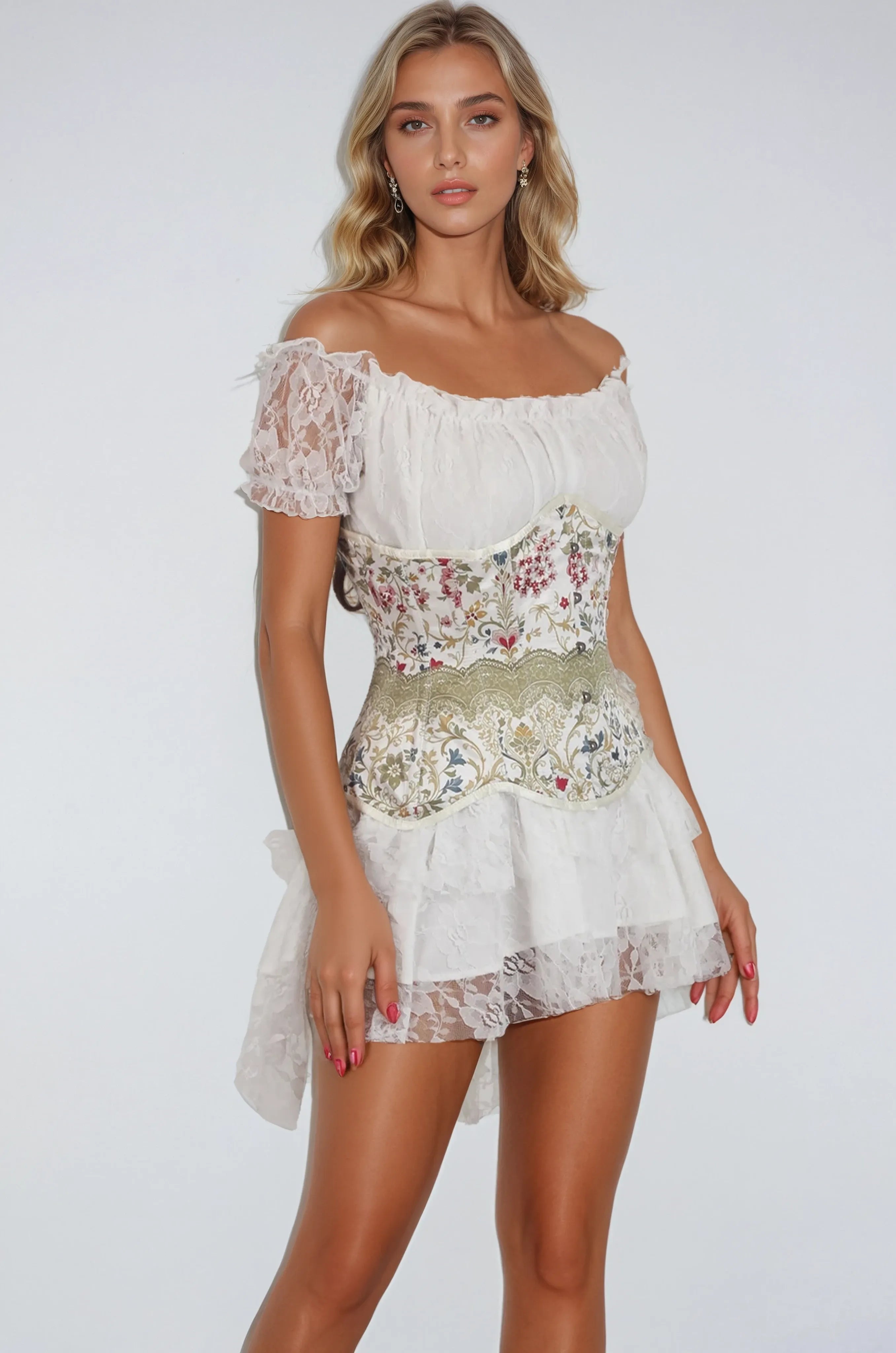 Beverlie Chantilly Majesty Curvy Corset