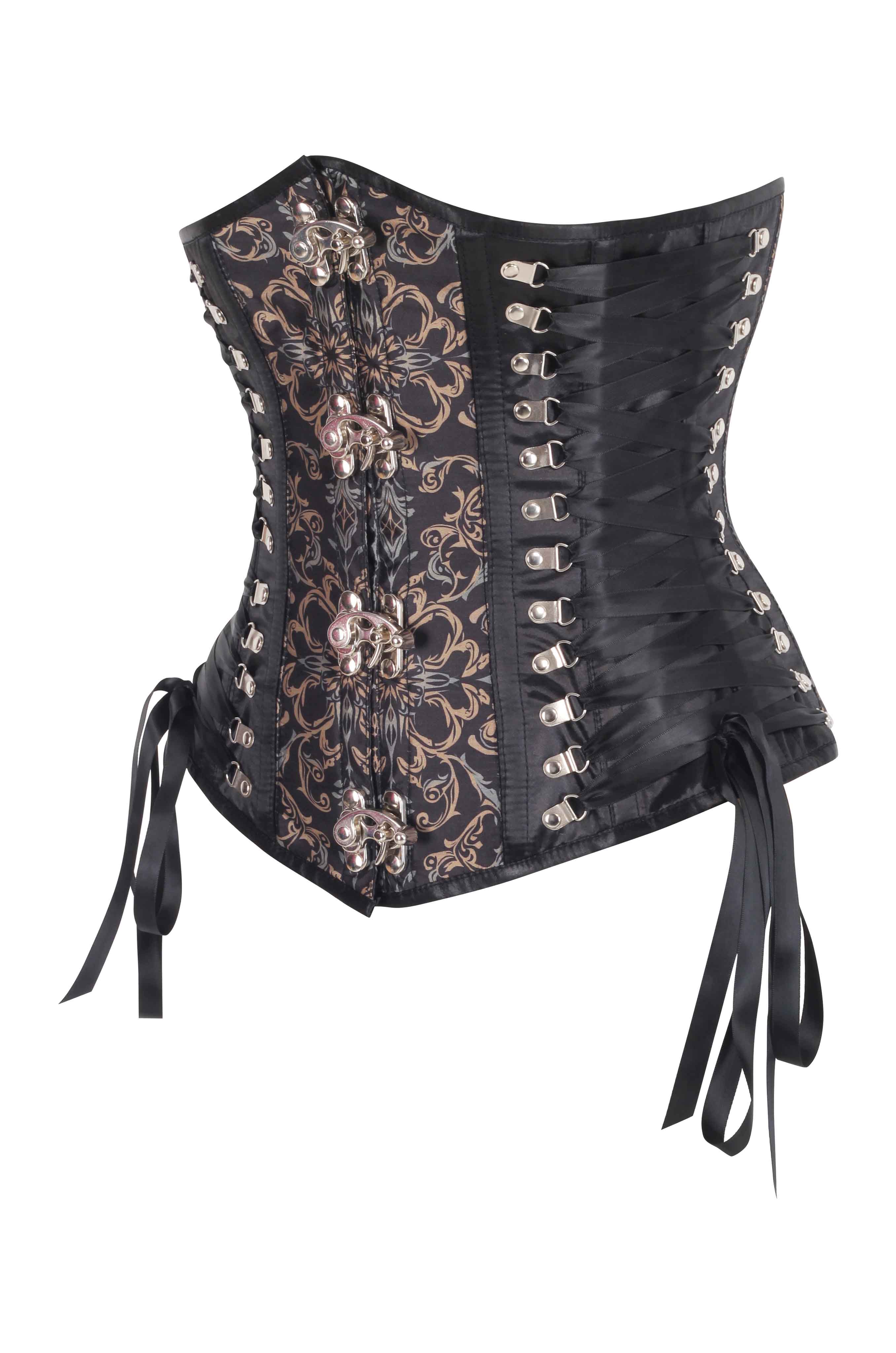 Maurice Gothic Scrollwork Tapestry Corset