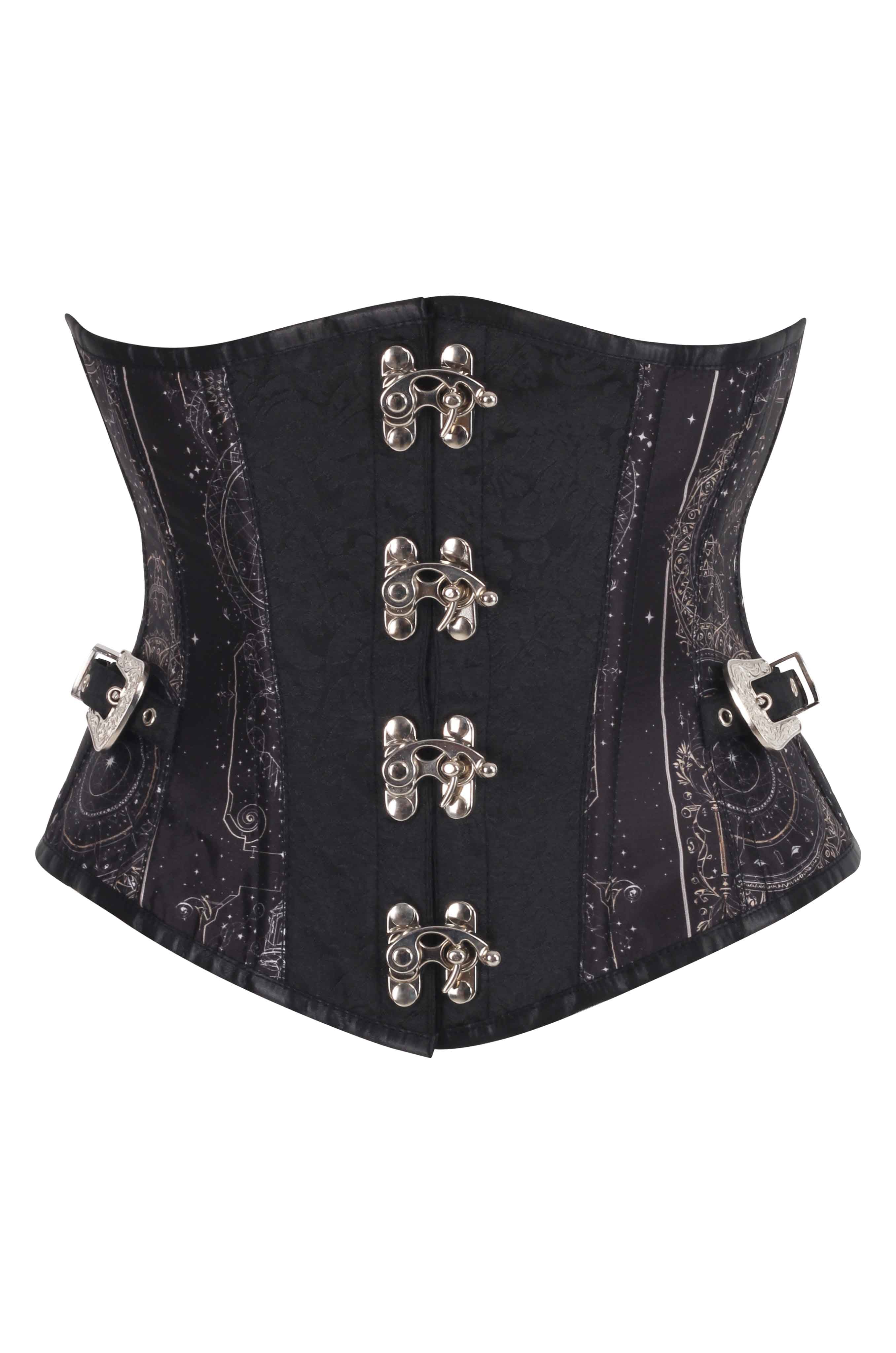 Corbin Gothic Zodiac Scroll Corset
