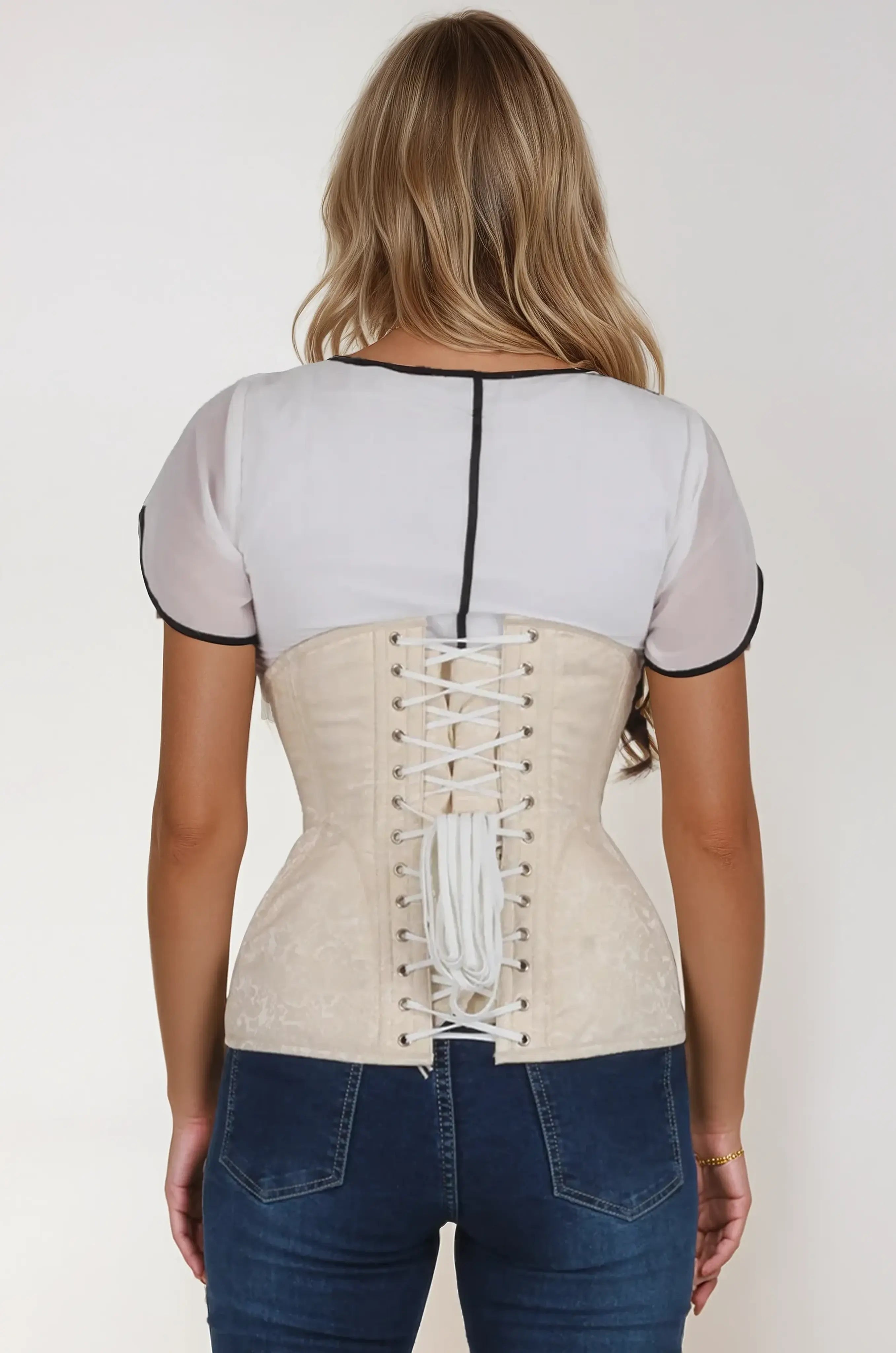 Kaprice Ivory Waist Training Corset
