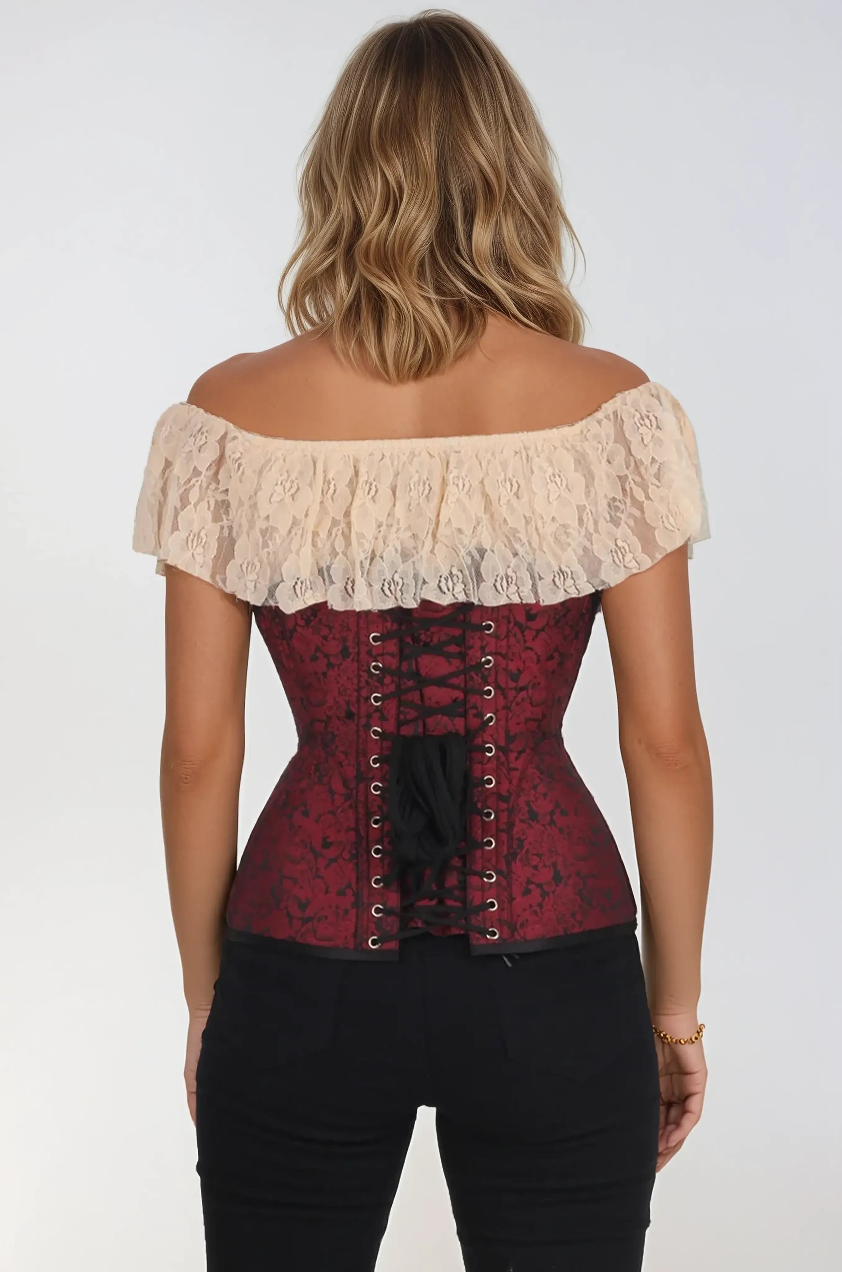 Kinzee Waist Training Brocade Corset
