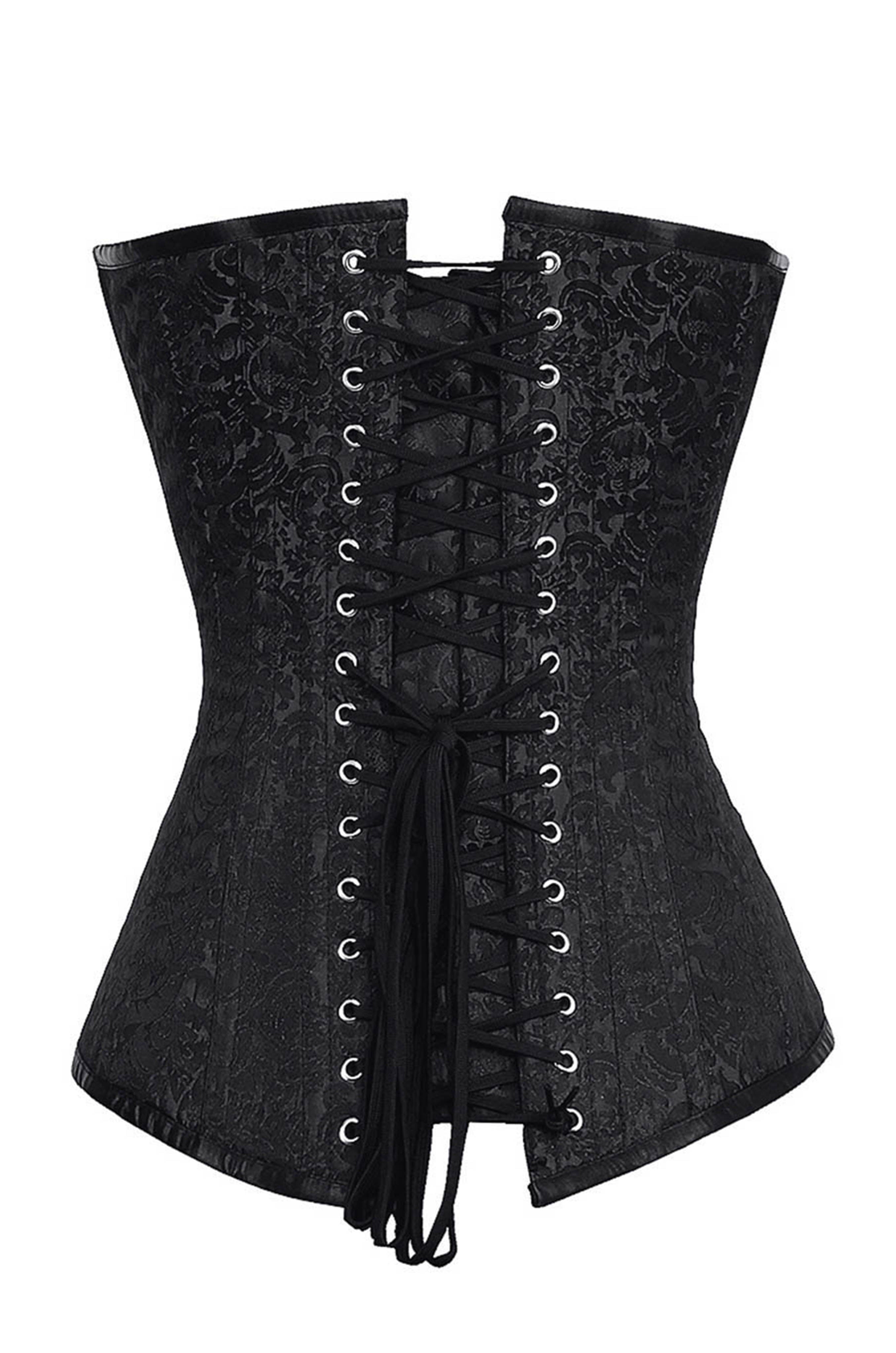 Regina Black Gothic Overbust Corset