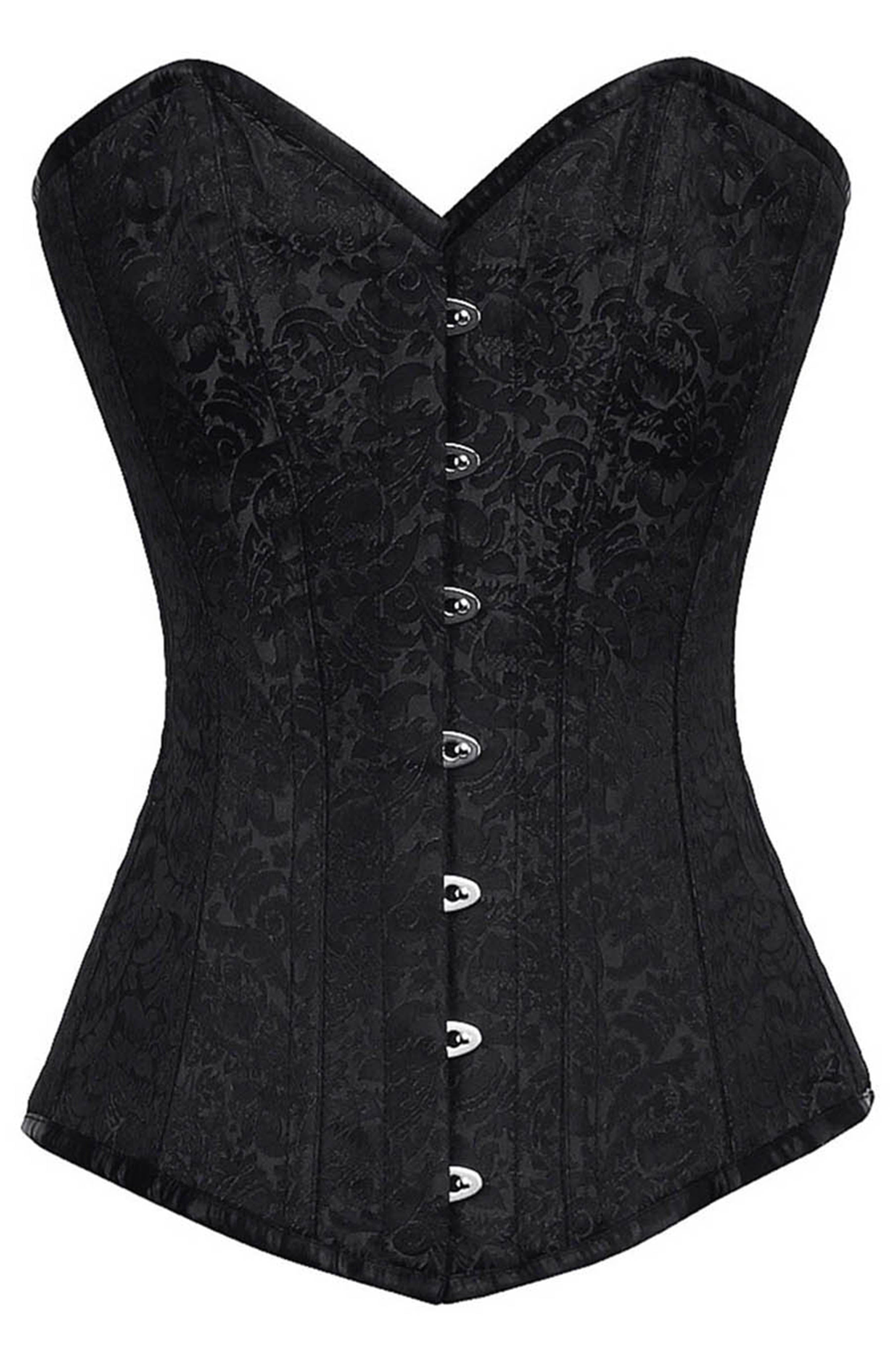 Regina Black Gothic Overbust Corset