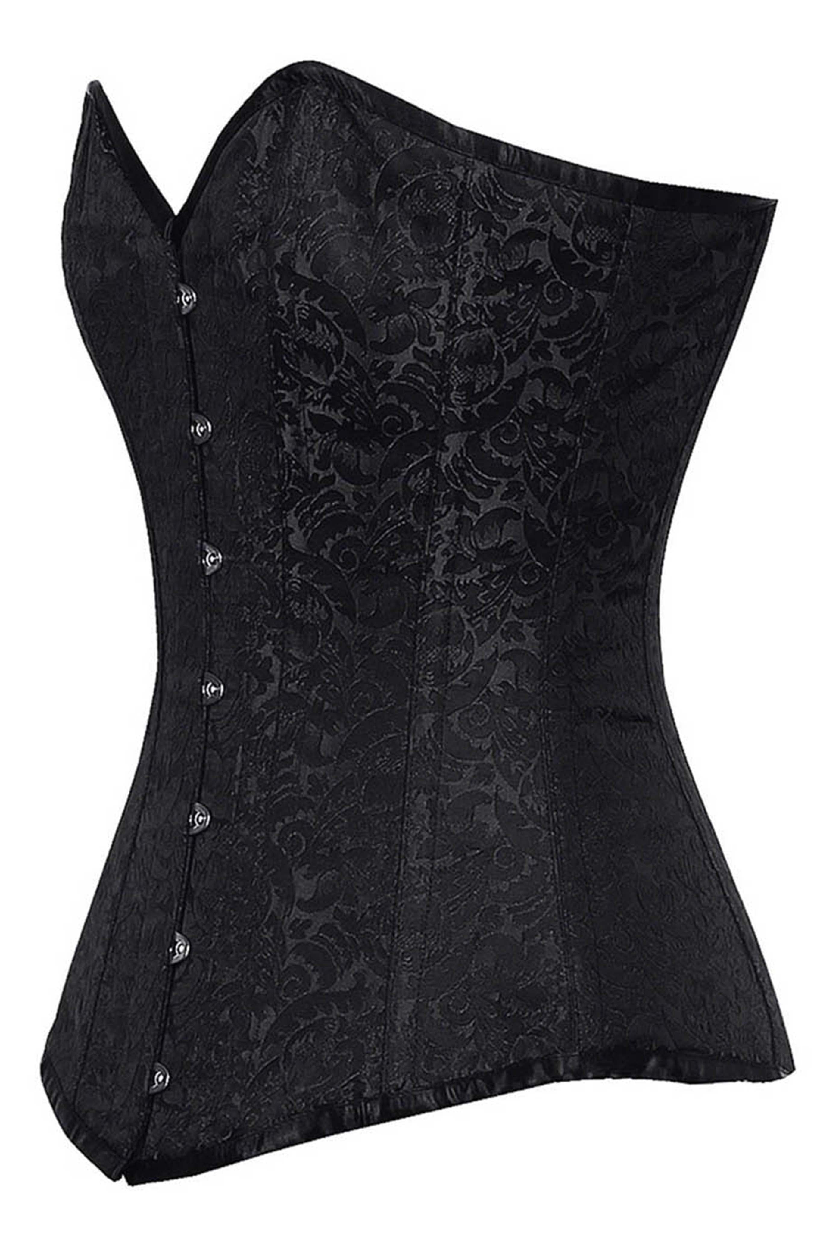 Regina Black Gothic Overbust Corset