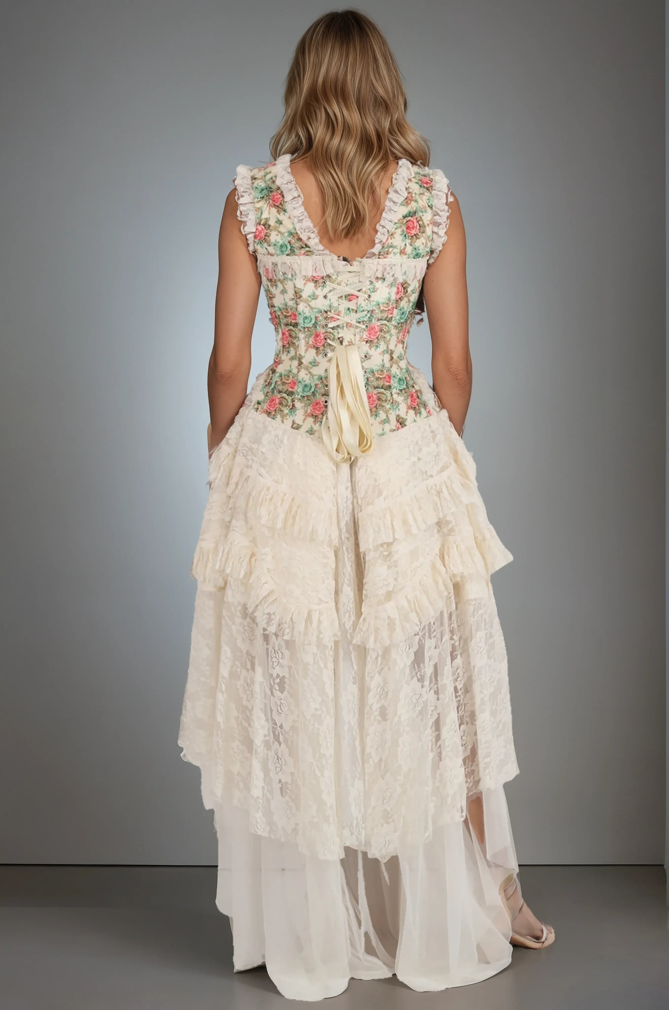 Leighton Victorian Inspired Corset Dress