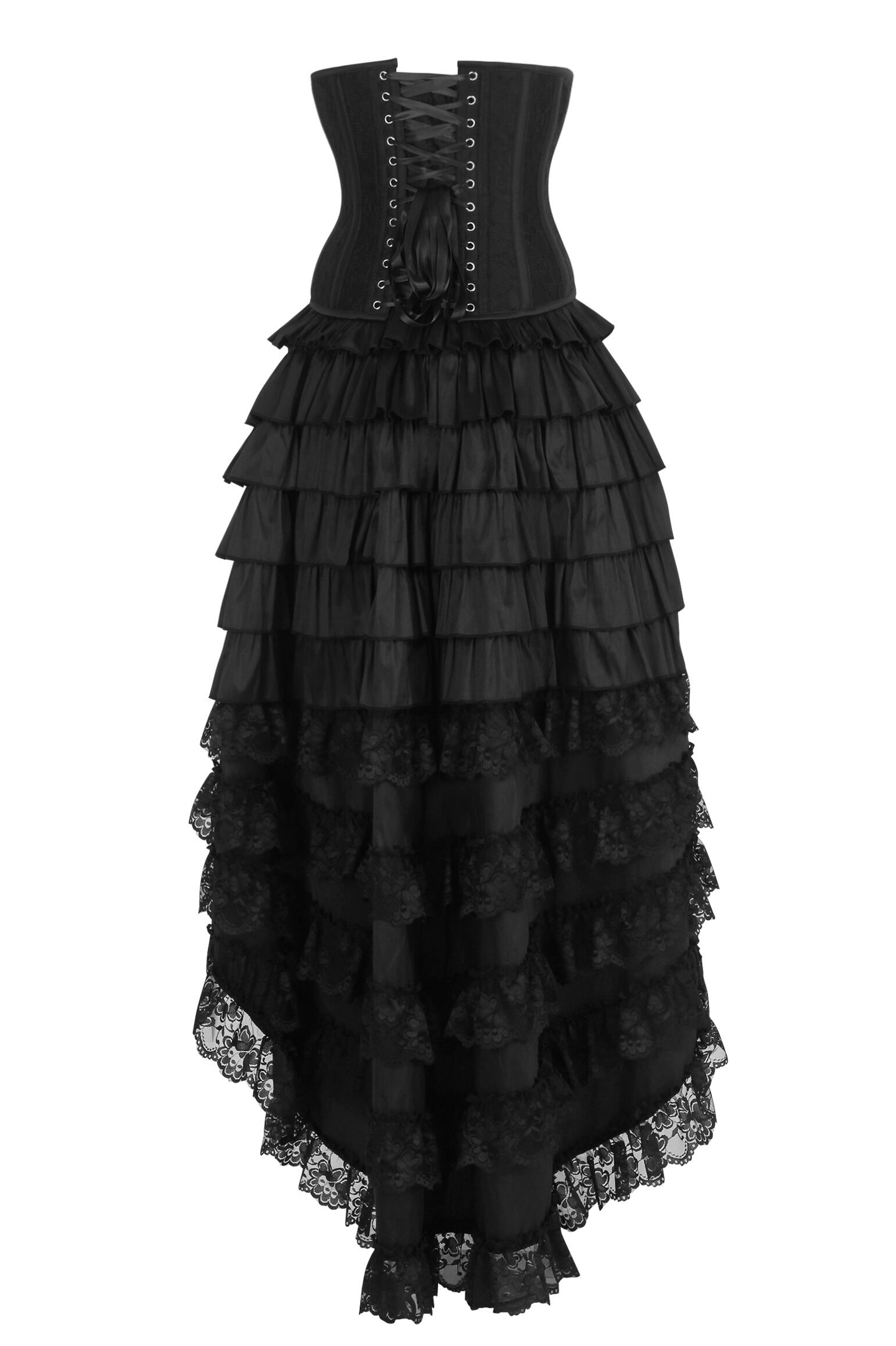 Dusti Rococo Black Underbust Corset Dress