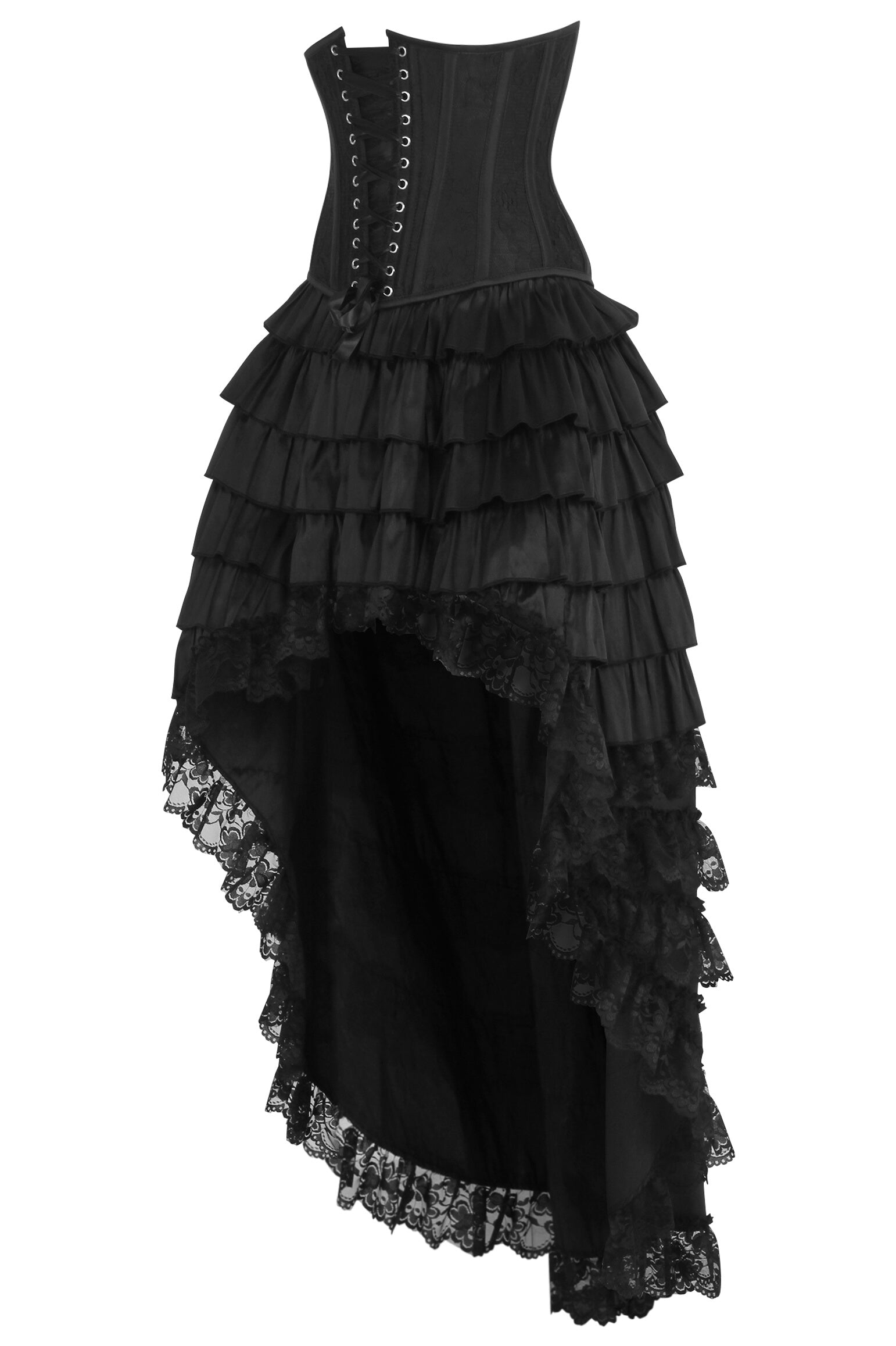 Dusti Rococo Black Underbust Corset Dress