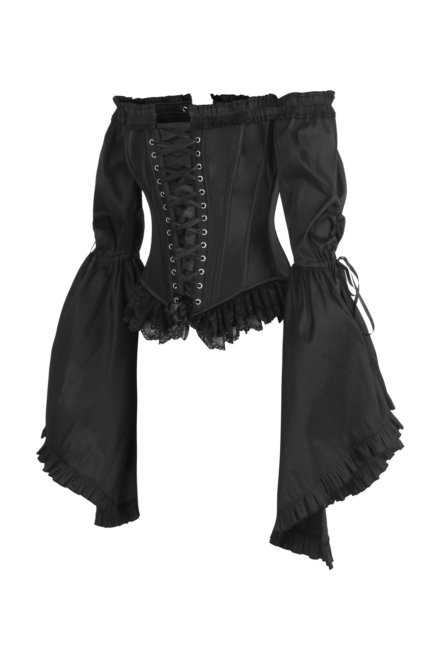 Brightyn Rococo Overbust Black Corset
