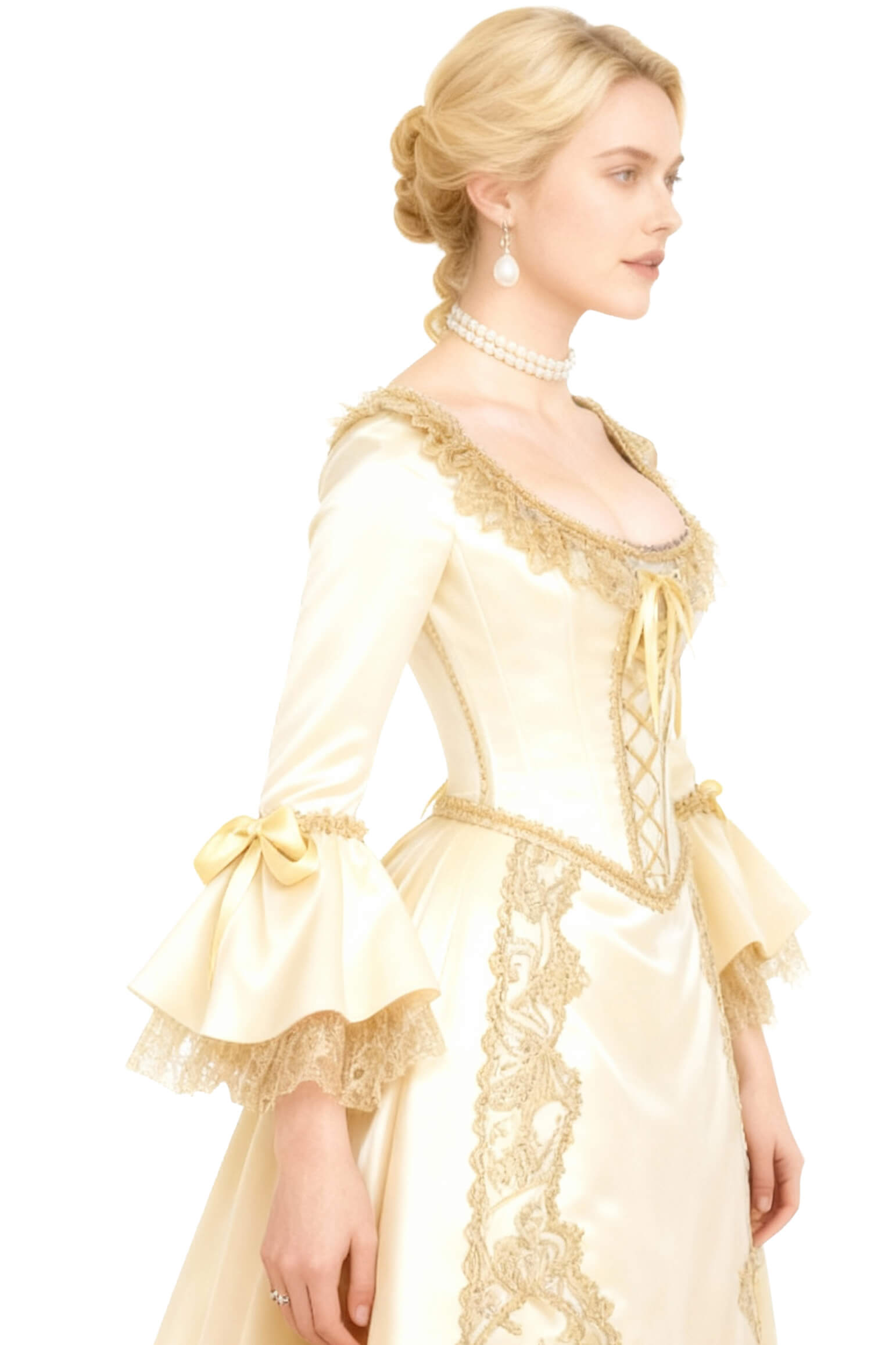 Darbey Rococo Brocade Overbust Corset