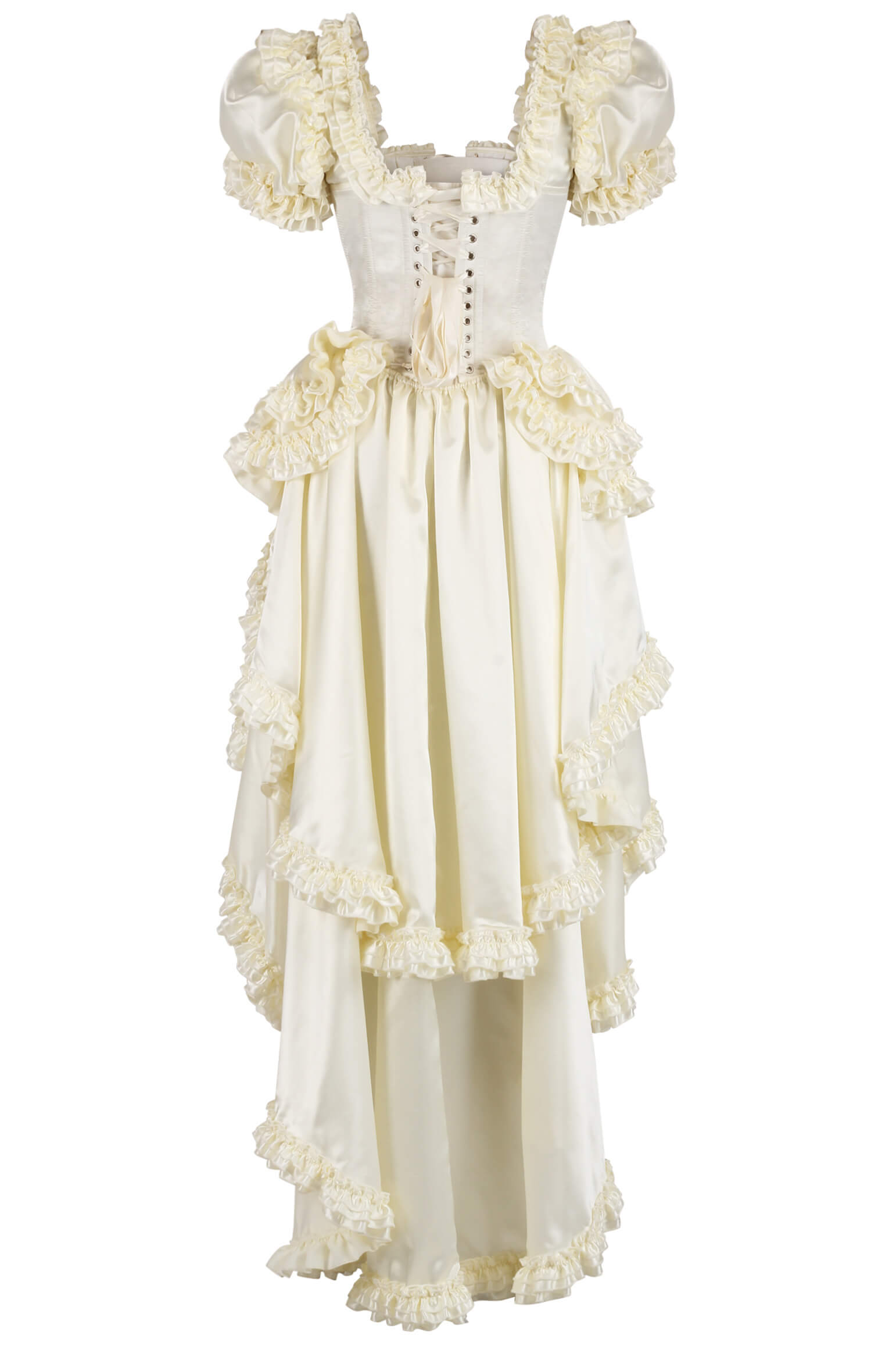 Lanessa Rococo Satin Frill Corset Dress