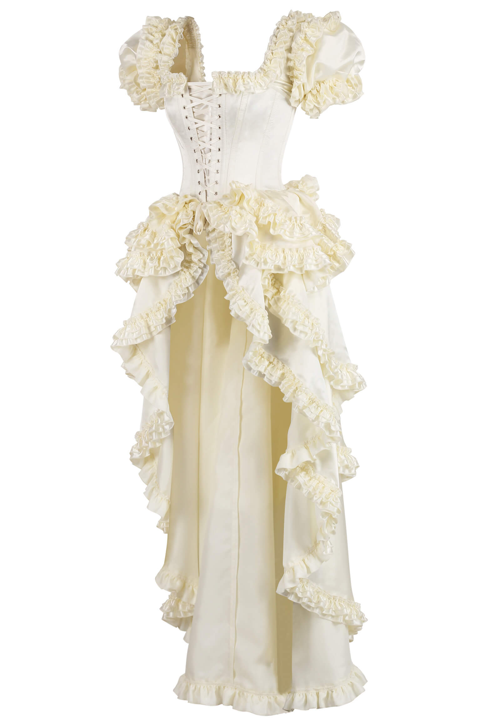 Lanessa Rococo Satin Frill Corset Dress