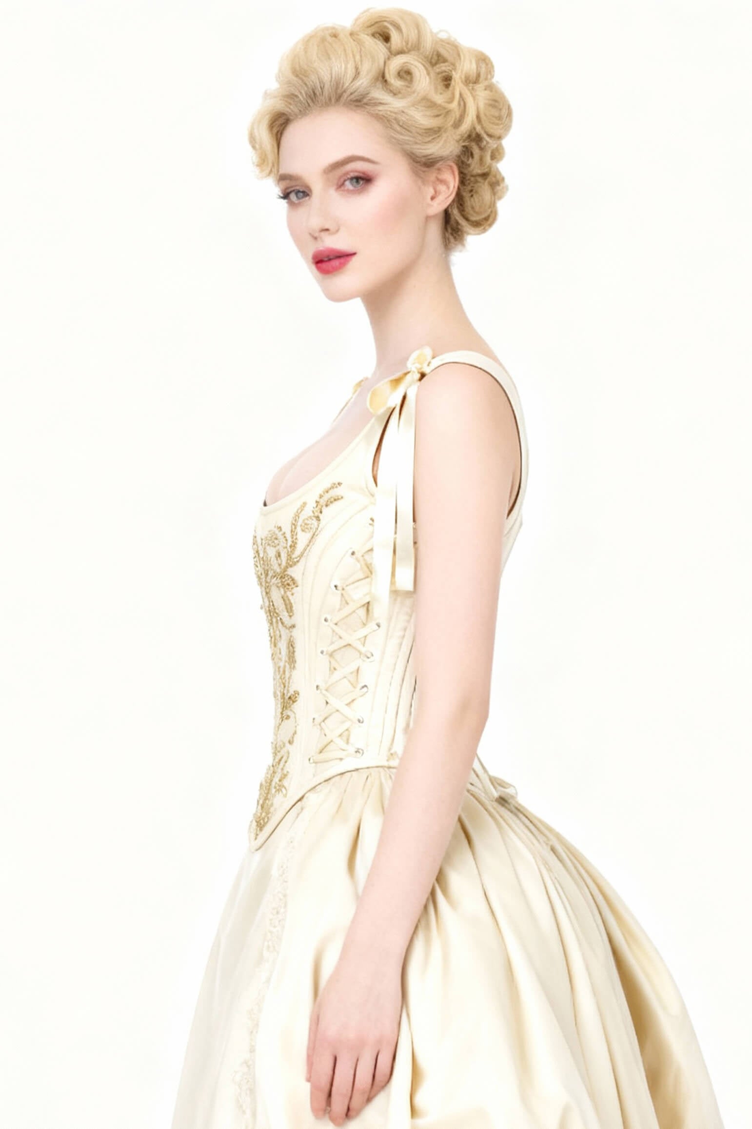 Sharise Rococo Embroidery Overbust Corset