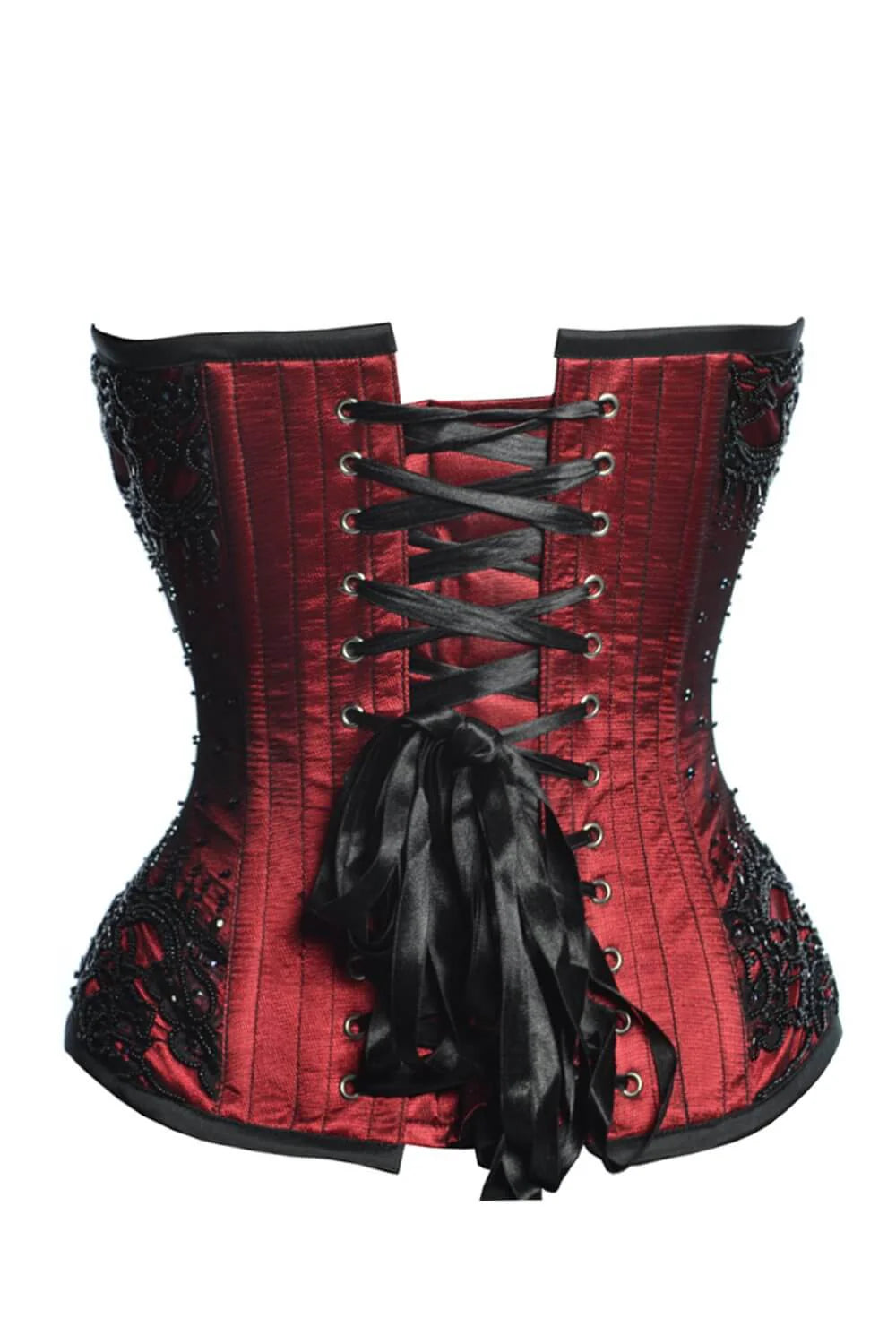 Novie Satin with Lace Overlay Couture Corset