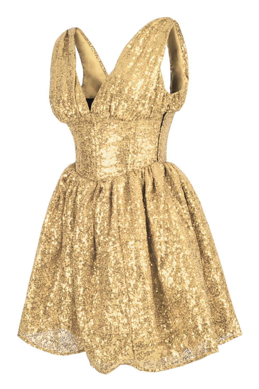 Keiana Sequin Steel Boned Corset Dress