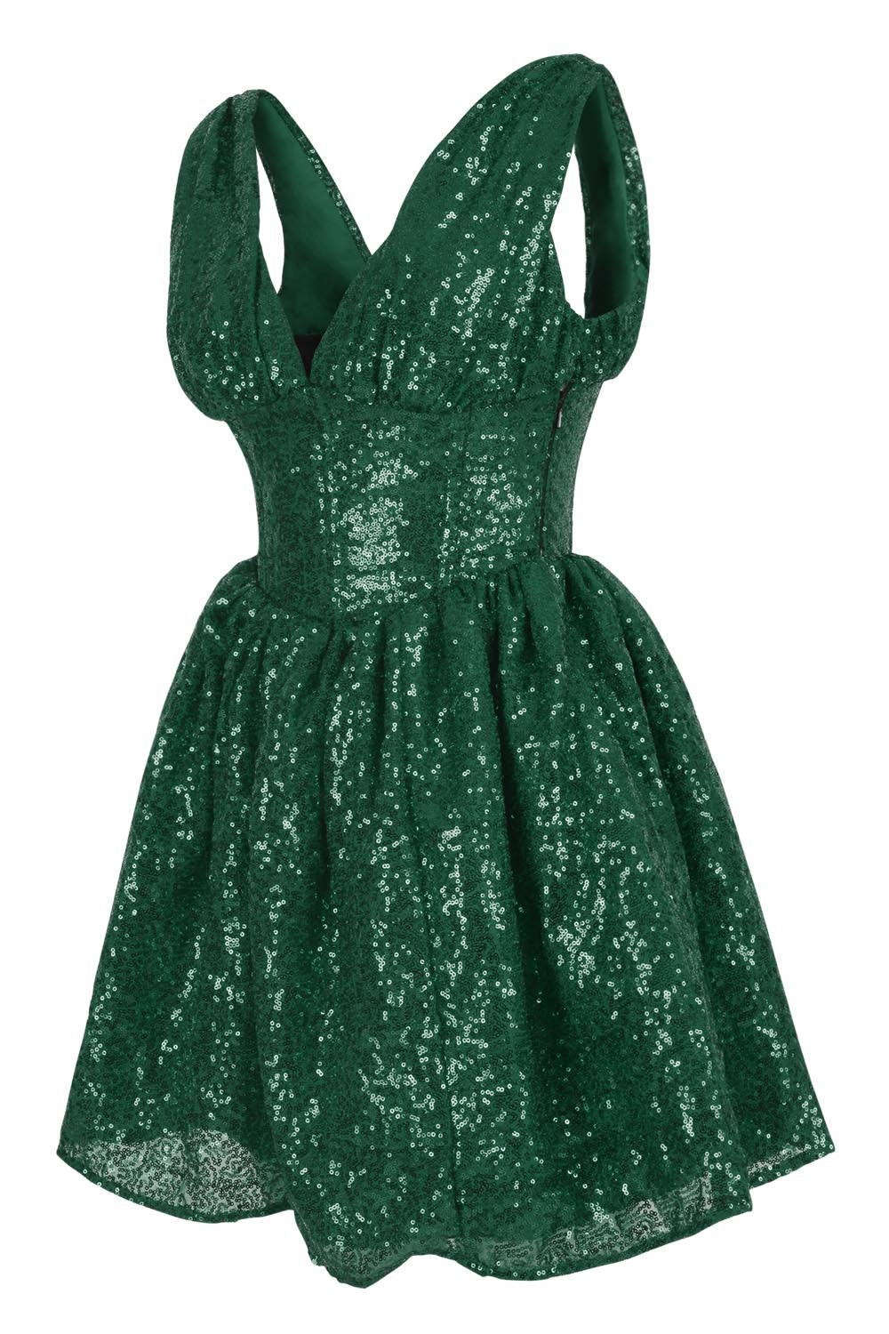 Keiana Sequin Steel Boned Corset Dress