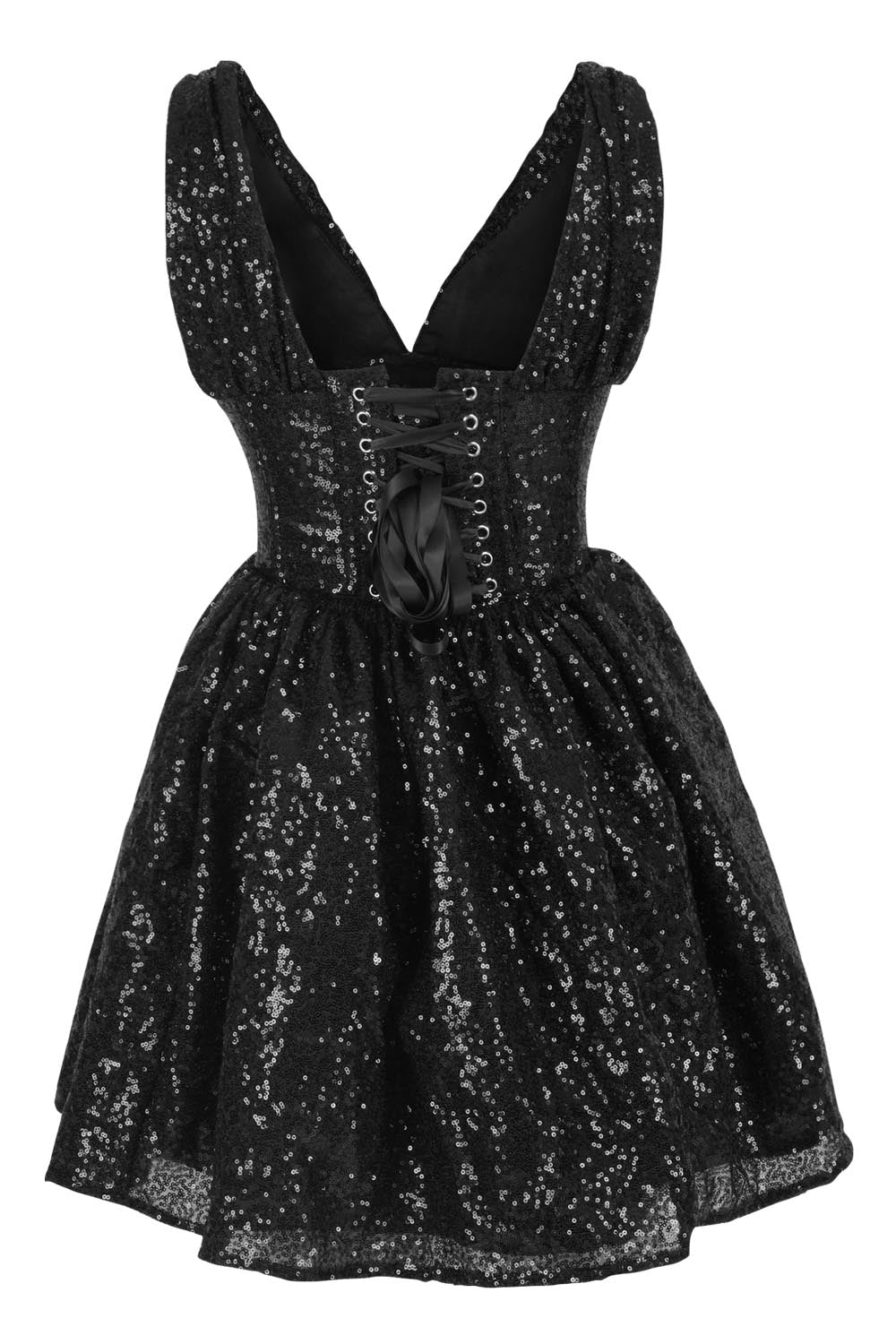 Keiana Sequin Steel Boned Corset Dress