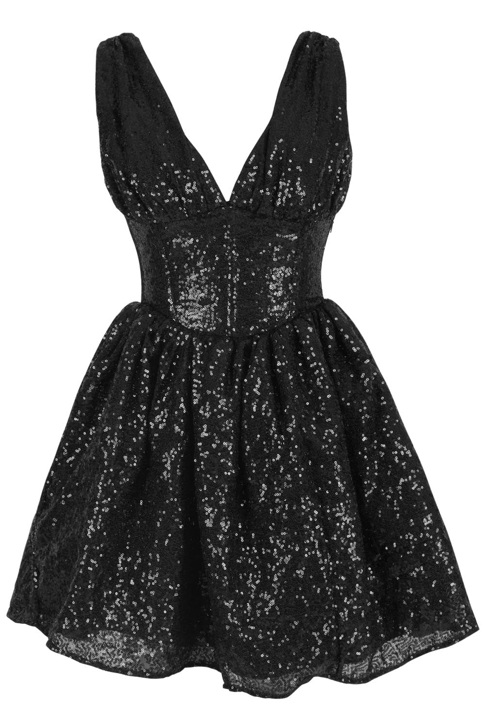 Keiana Sequin Steel Boned Corset Dress