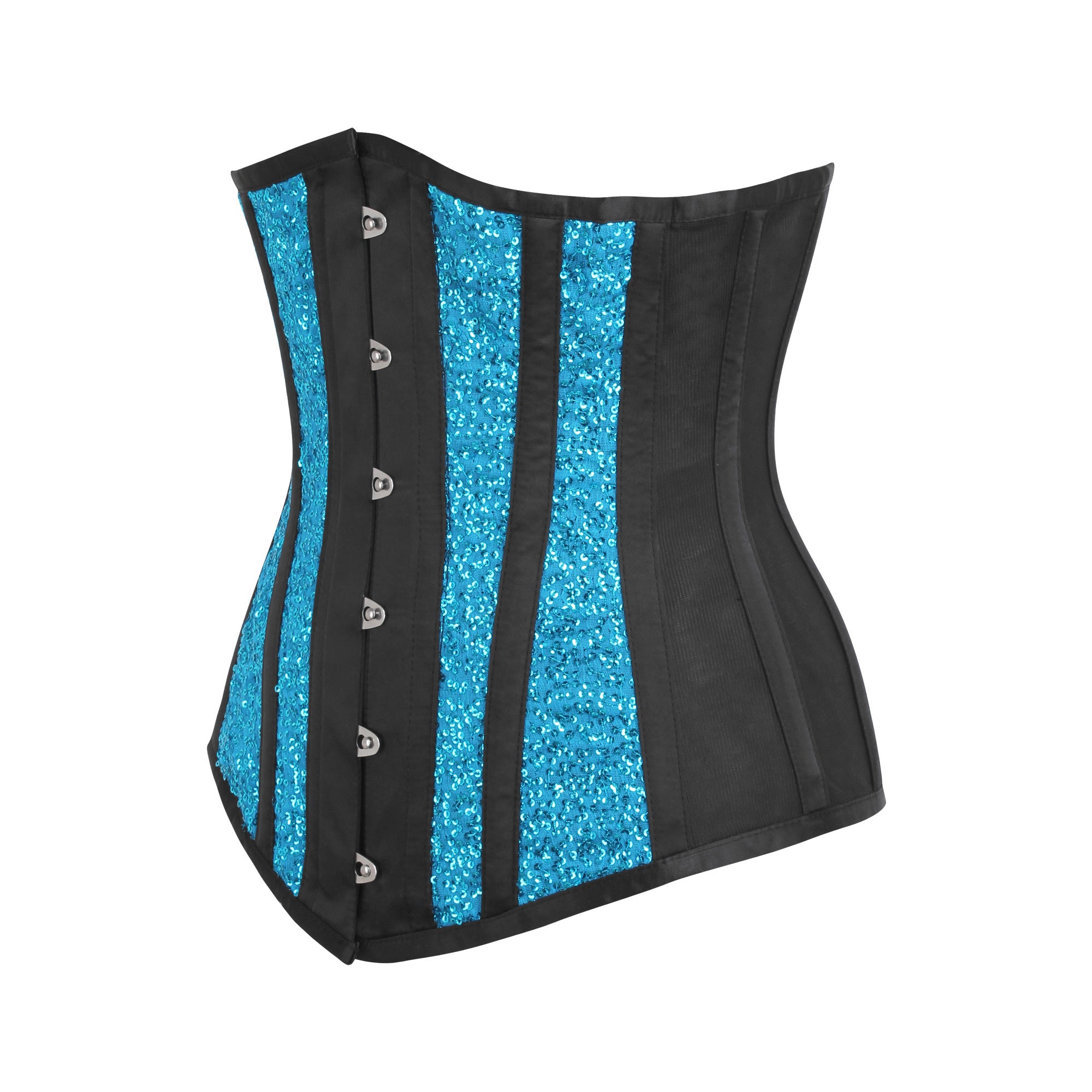 Jakira Sequin with Mesh Underbust Corset