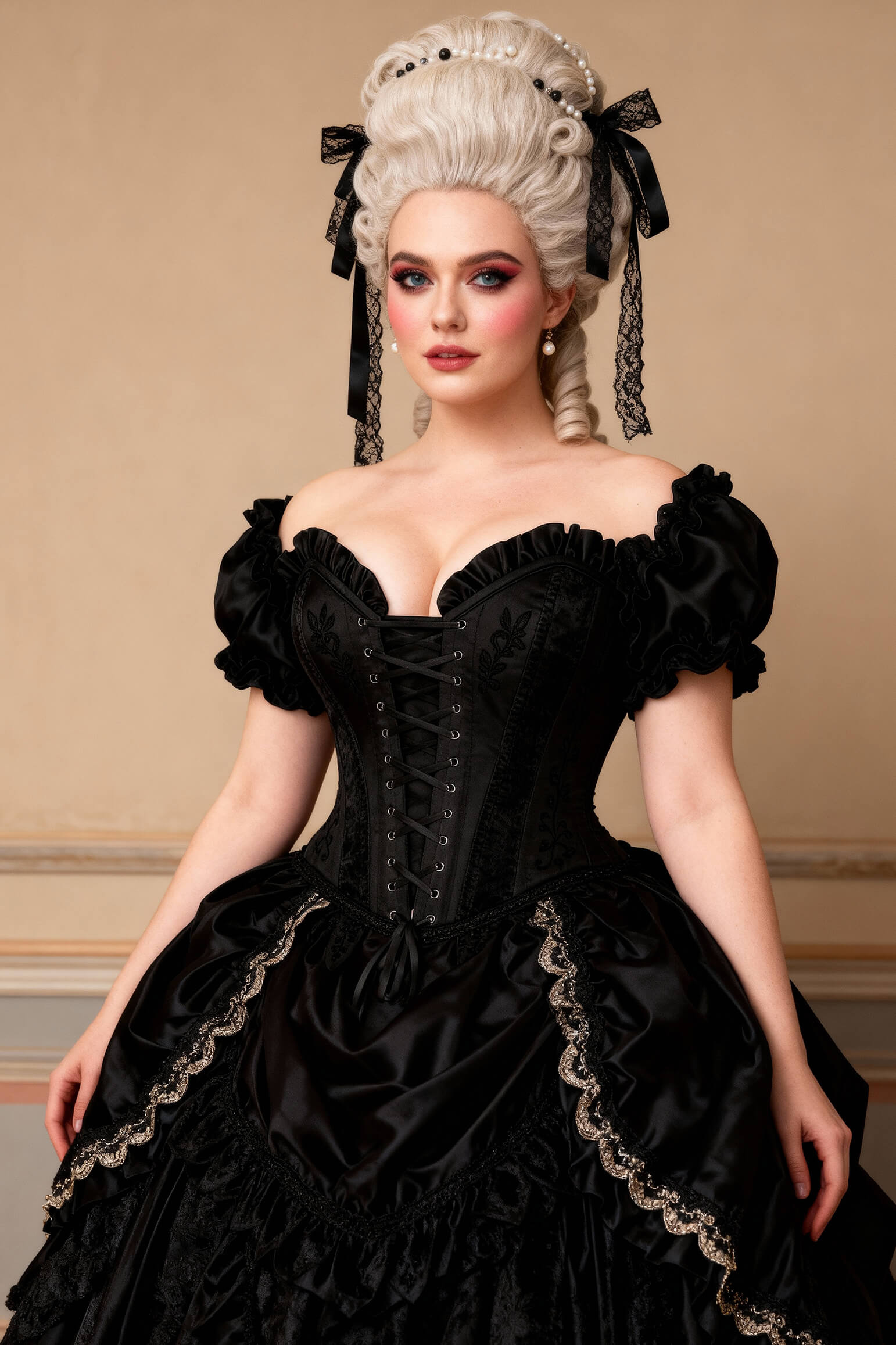 Kilee Rococo Overbust Valkyrie Embroidery Corset