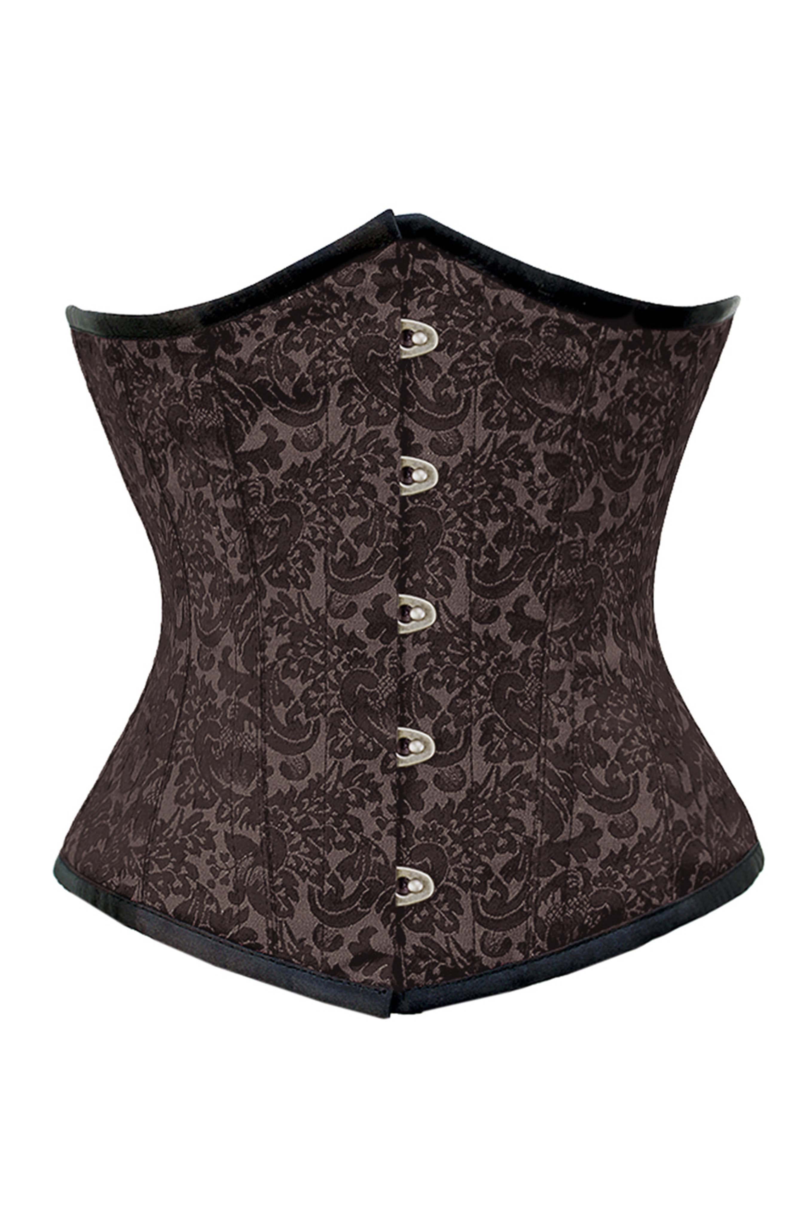 Ariel Brown Steampunk Underbust Corset