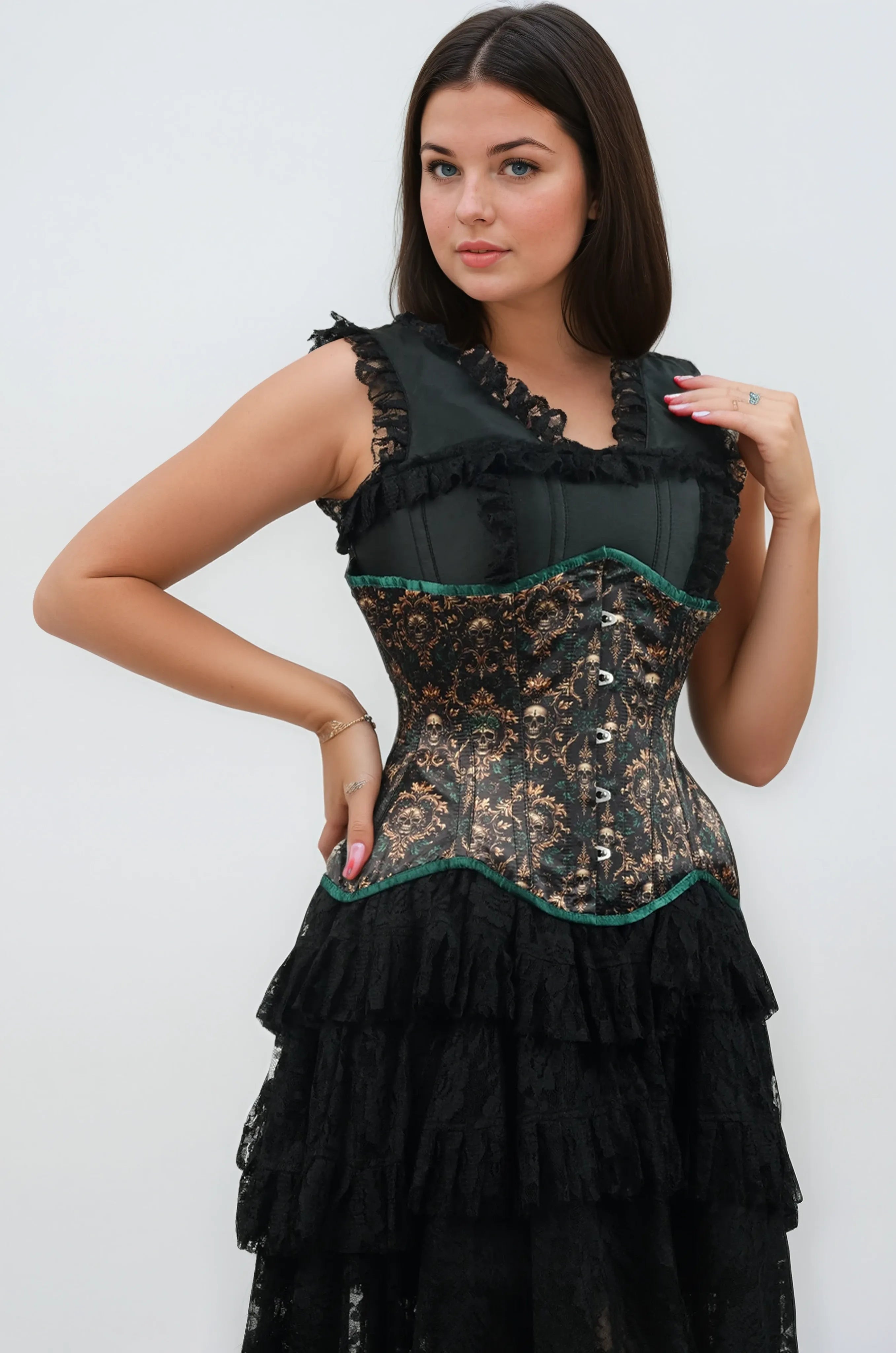 Elana Skull Underbust Corset