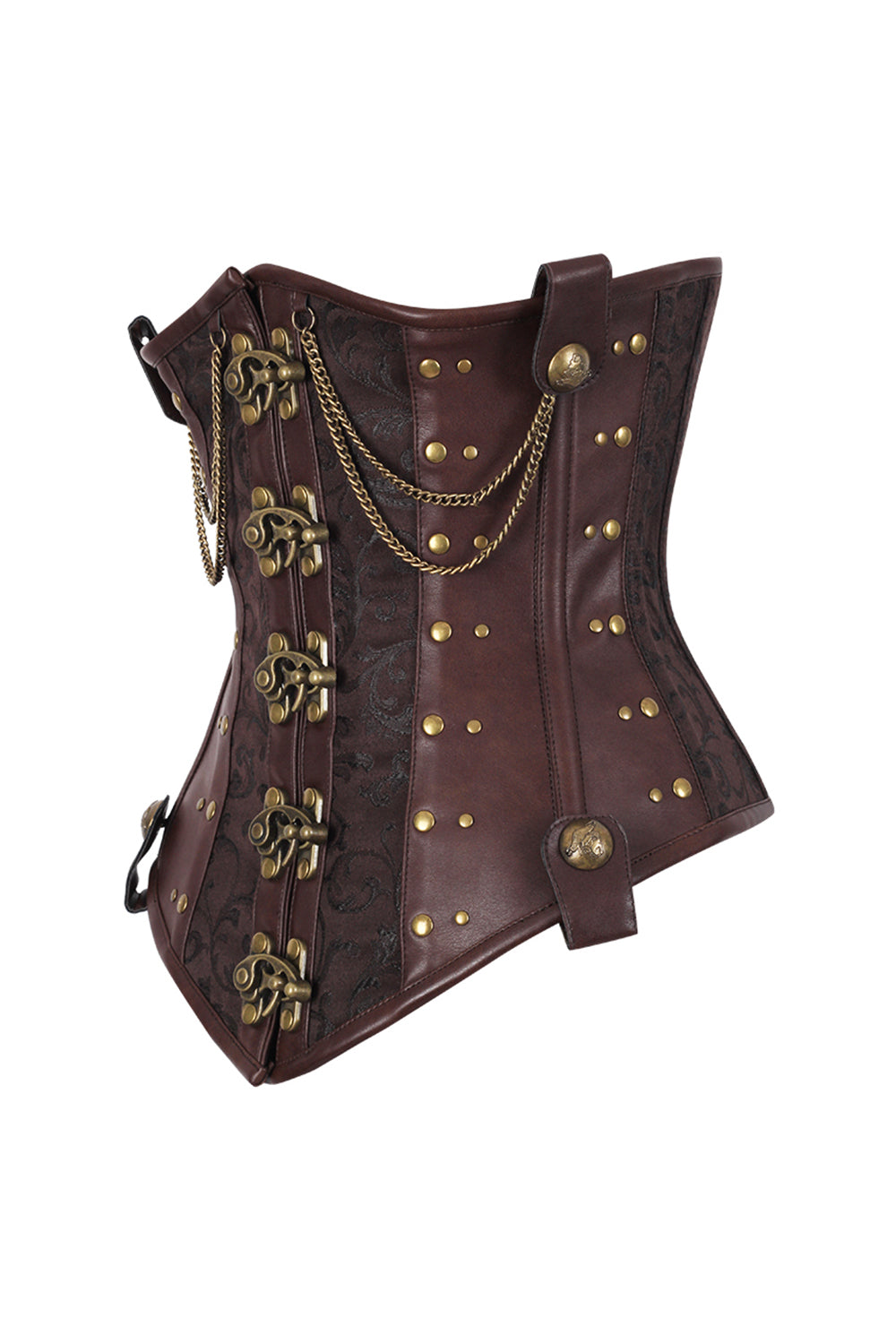 Dreda Steampunk Brocade Corset
